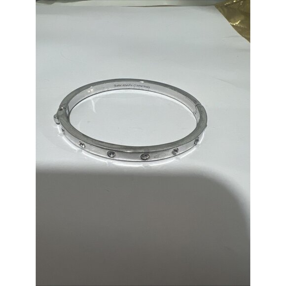 Kate Spade New York CZ minimalist bangle bracelet 6.25" - Picture 5 of 8